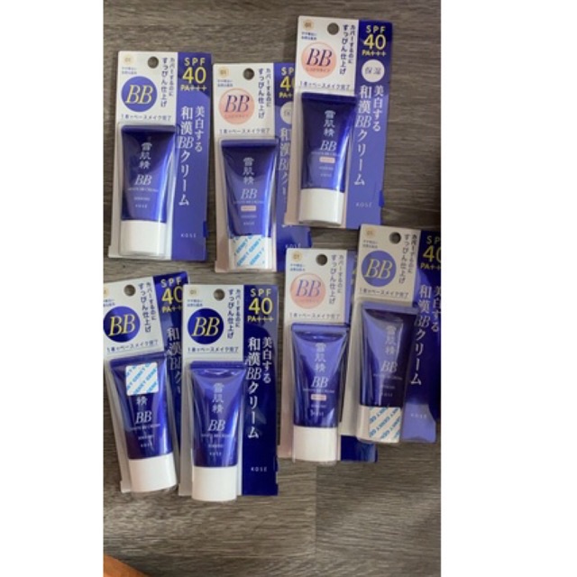 Kem nền bb kose sekkisei white cream 6in1