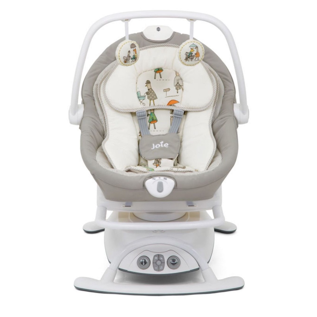 Nôi rung điện cho bé Joie Sansa 2 in 1