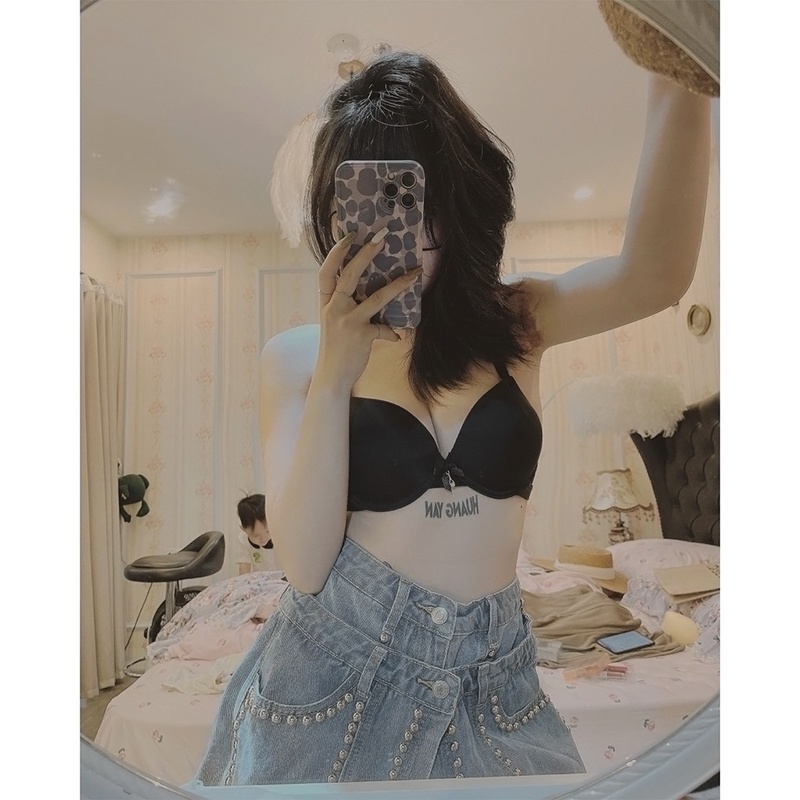 Áo lót siêu nâng ngực có gọng Canlin vải su thông hơi đệm dày 4cm