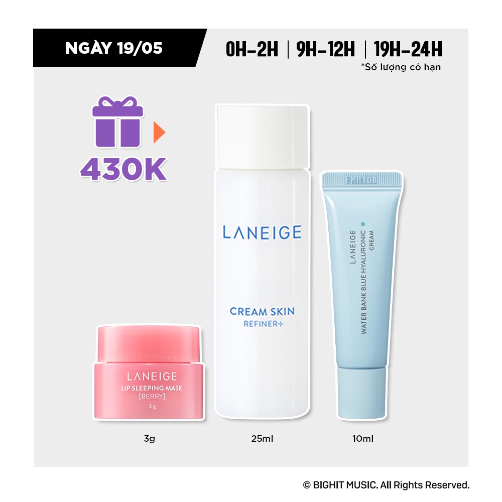 Mặt nạ ngủ cho môi Laneige - BTS | Amorepacific Lip Sleeping Mask gummy bear 20g