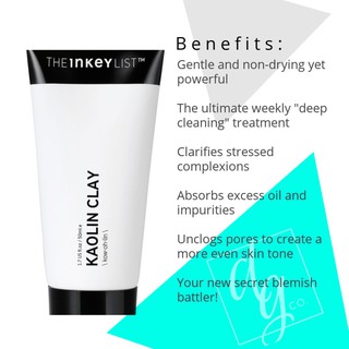 Mặt Nạ Đất Sét The INKEY List Kaolin Mask 50ml