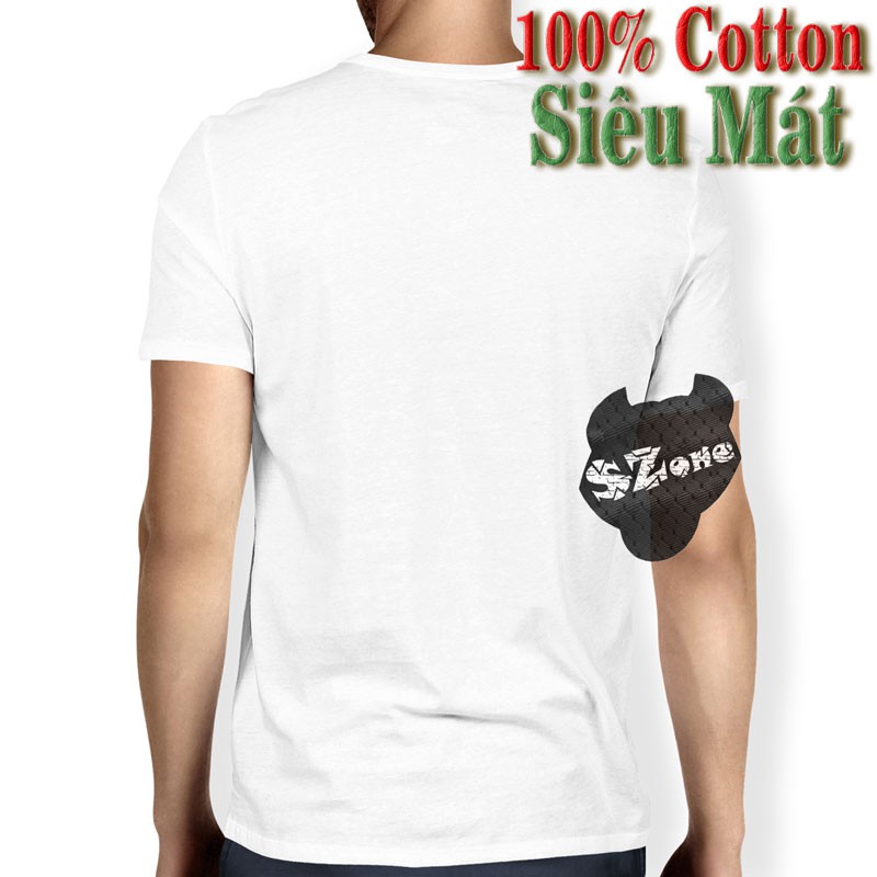 Áo Phông Cotton 100% In Hình 3D Cao Cấp SZone PM65