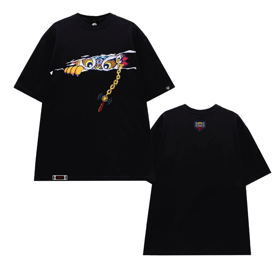 Áo Thun Unisex HEA Stealth Tee Đen Form Rộng Tay Lỡ Streetwear Oversize Cổ Tròn Nam Nữ 100% Cotton - Local Brand HEA