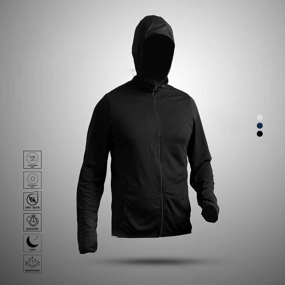 Áo chống nắng nam vải kim cương thông hơi thoáng khí chống UV. Áo chống nắng có mũ trùm kín mặt đảm bảo kín như trộm chó