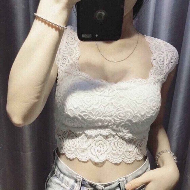 Áo bra ren quai to mix đồ siêu đỉnh( free sz từ 43-60kg)