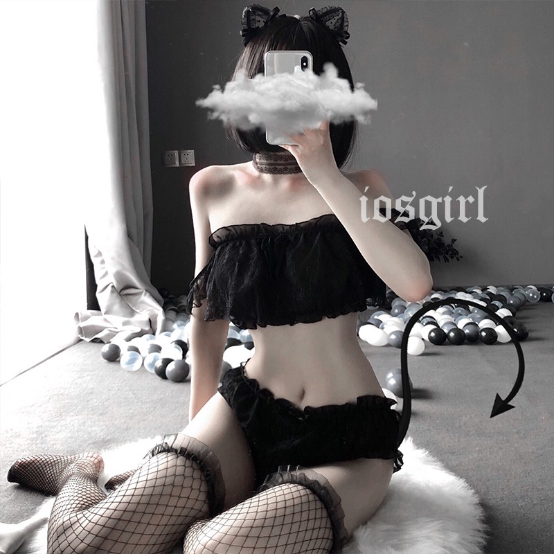 Đôi Tất Lưới Cao Qua Gối Viền Ren Gợi Cảm Mới Cho Nữ