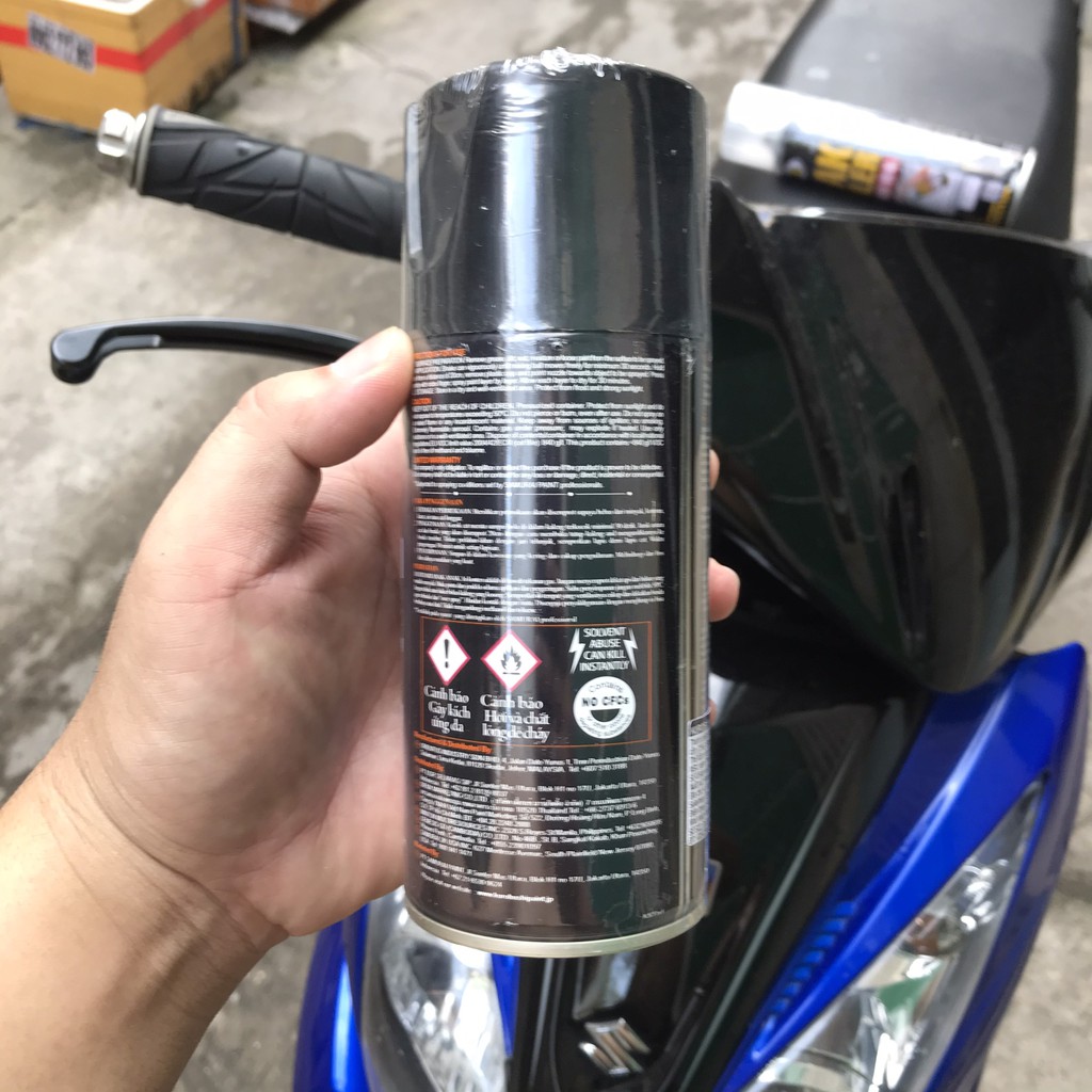 Chai xịt lột tem xe Samurai STR600, tẩy keo decal nhãn dán