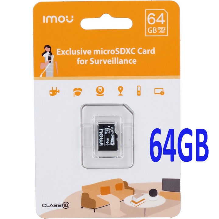 Thẻ Nhớ chính Hãng IMOU 128GB/64GB/32GB Chuyên Dùng Cho CAMERA và Điện Thoại Class 10
