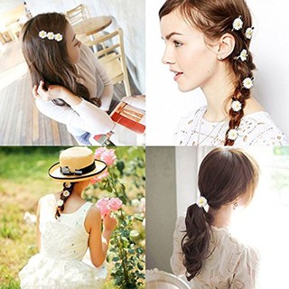 Set 2 Kẹp Tóc Hình Hoa Cúc Mini Thời Trang