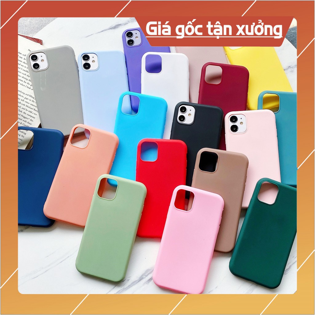 ttdỐp lưng iphone trơn dẻo 8 màu 5/5s/6/6plus/6s/6splus/7/7plus/8/8plus/x/xr/xs/11/12/pro/max/plus/promaxstd