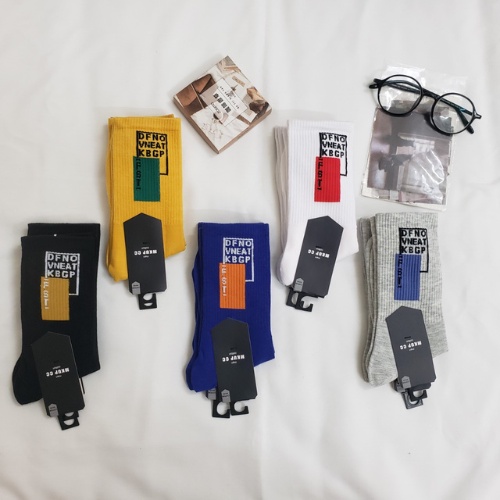 FREESHIP(Video+Ảnh thật của shop) Tất cao cổ nam nữ in logo họa tiết Unisex,Vớ chân nhiều màu.