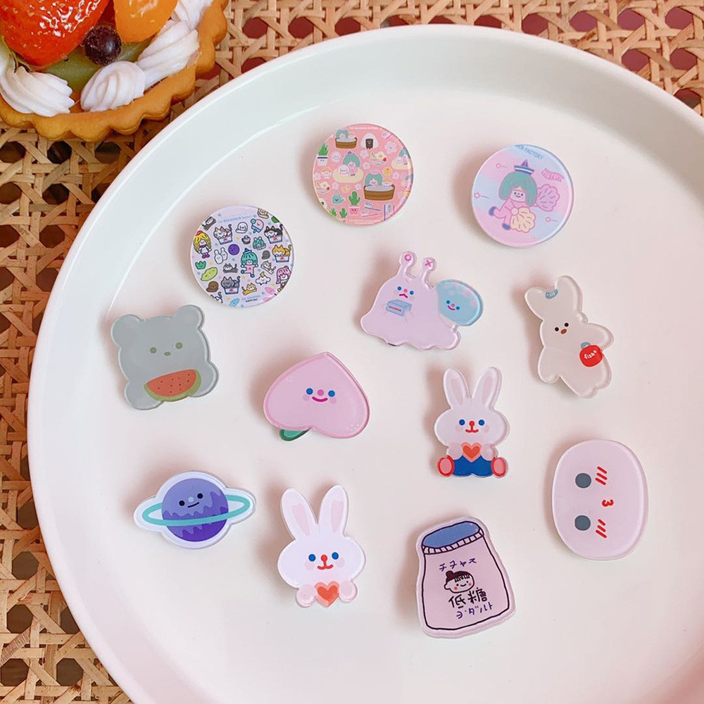 Set 3 ghim cái áo/balo xinh xắn ulzzang