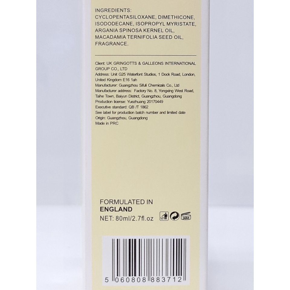 Tinh Chất Dưỡng Tóc Bóng Mượt Vào Nếp Olexrs 80ml