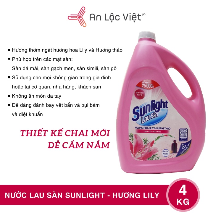 Nước lau sàn Sunlight- Gift  nhiều loại