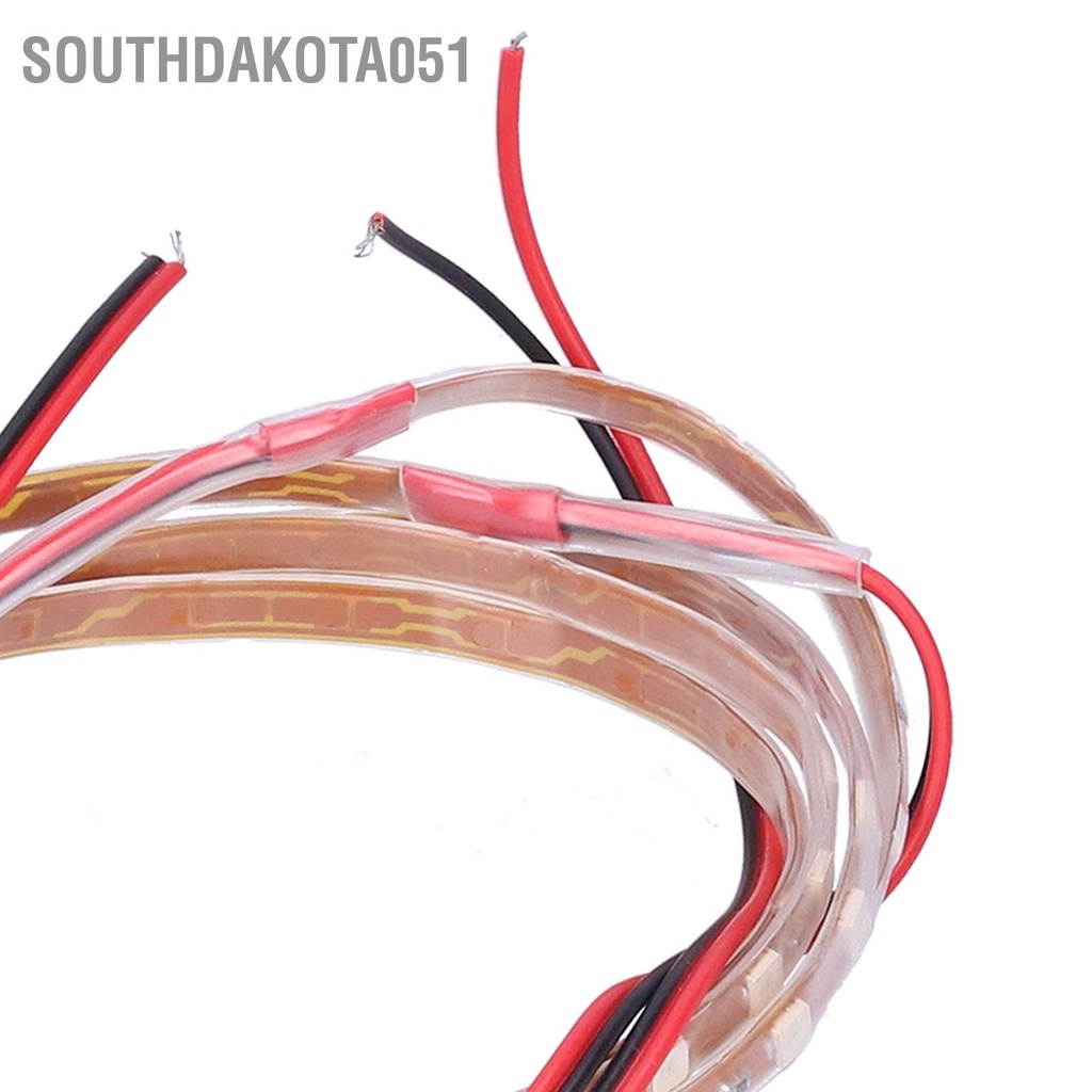 Southdakota051 90cm LED Strip 90 Lamp Chips Decorative Ambient Lighting 12V Universal for Car Motorcycle