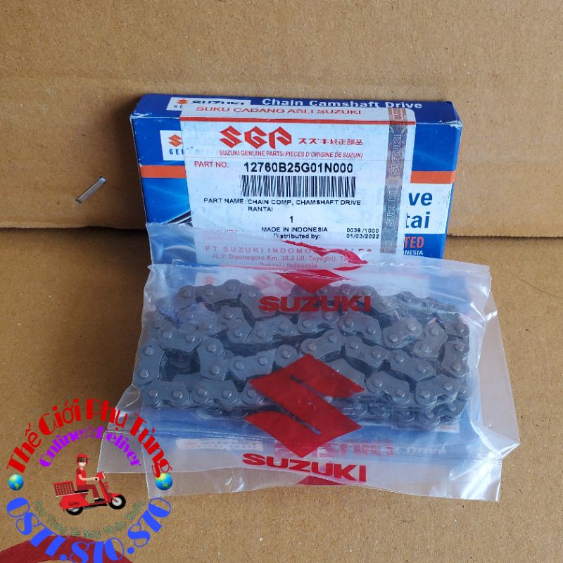 Sên cam  Raider 2006-2015 /Satria F150 Fu - 12760B25G01N000