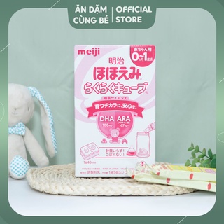 Sữa Meiji thanh nội địa Nhật công thức số 0 1 3 9 mát tăng cân cho bé tách lẻ 27g x 24 thanh TL1