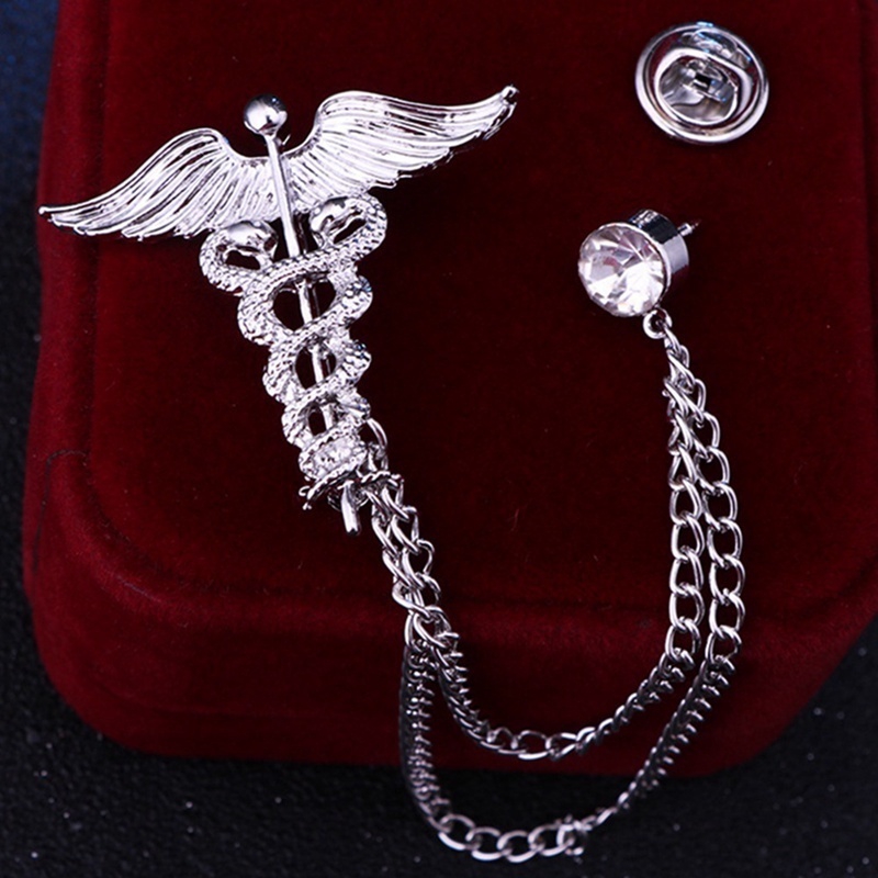 Ghim cài áo trang trí hình rắn kiểu dáng thời trang dành cho nam