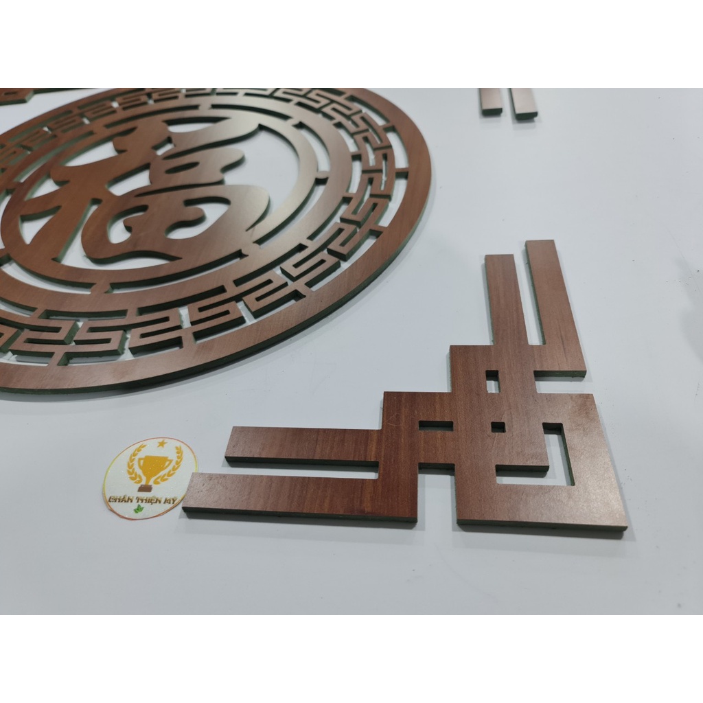 Bộ viền 4 góc trang trí bàn thờ bằng gỗ_G2