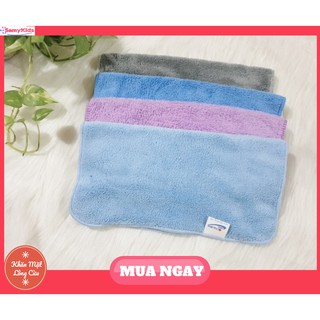 Combo 5 chiếc khăn vuông lông cừu cao cấp cho bé. Khăn siêu mềm mại, siêu thấm dễ dàng lau mặt cho bé