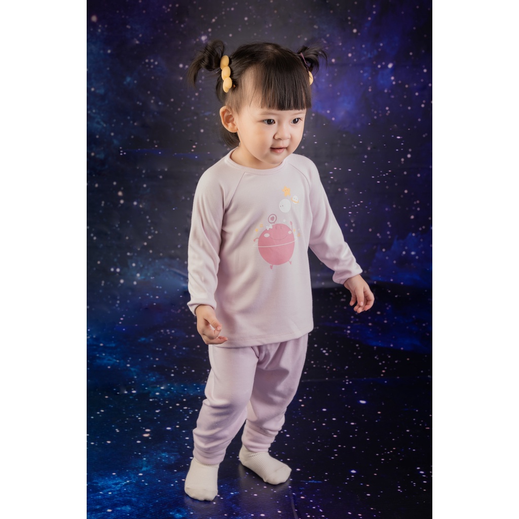 Chaang bộ dài tay raglan Chaang Cosmos cho bé AW22D13