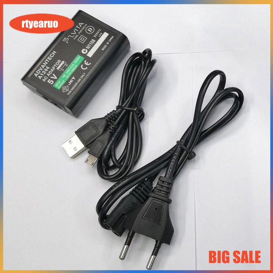 For Ps Vita 2000 Power Adapter Charger Set Game Player Charger Professional Us/Eu For Large-Screen Hdtv