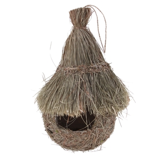 Tổ chim làm bằng rơm thủ công độc đáo sáng tạo