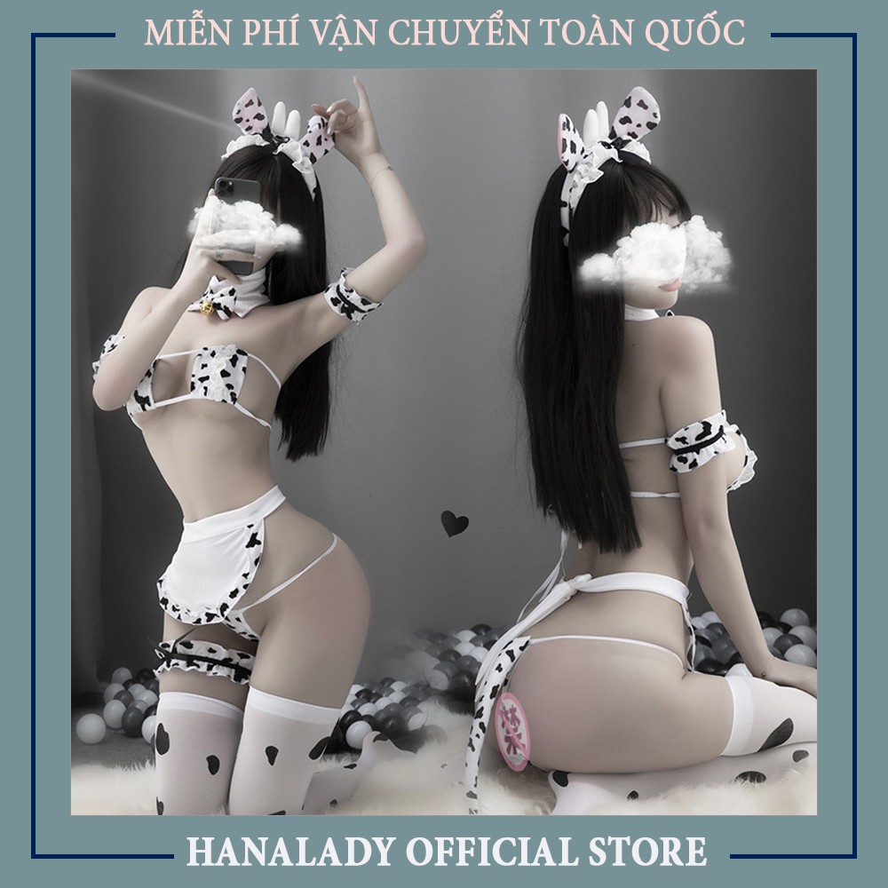Đồ ngủ sexy -Đồ ngủ cosplay bò sữa quyến rũ gợi cảm siêu sexy chất liệu thun cotton mềm mịn C247 | BigBuy360 - bigbuy360.vn