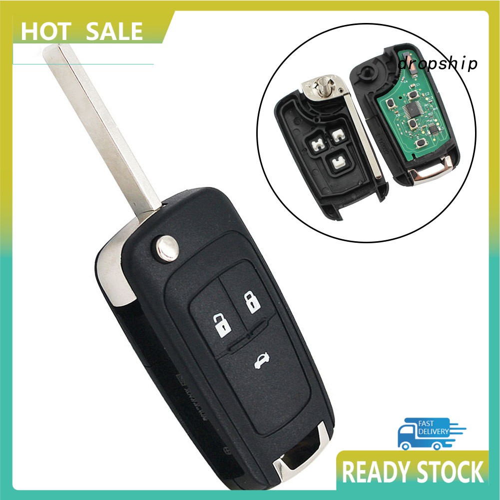 Chìa Khóa Điều Khiển Từ Xa Chip Id46 3 Nút 434MHz Cho Chevrolet Cruze Aveo Orlando