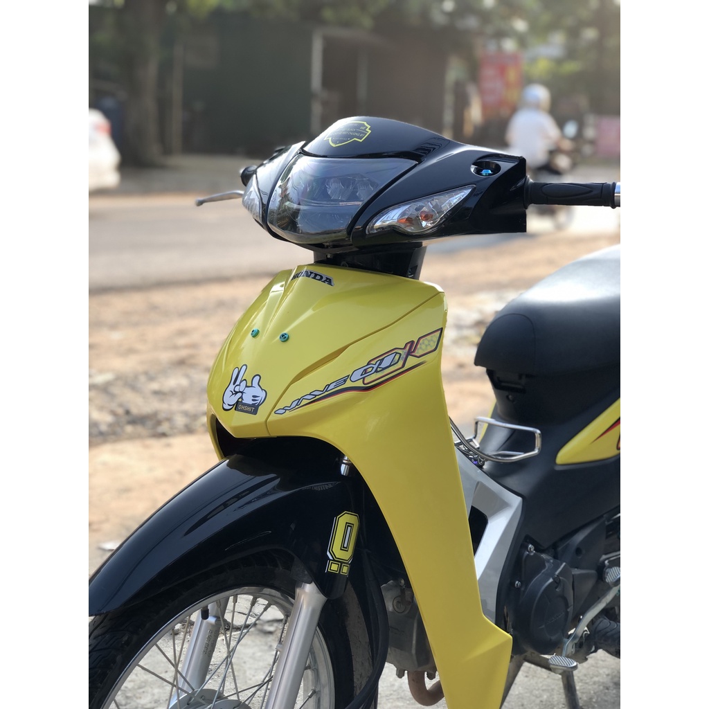 Tem trùm wave 50cc - 110cc mẫu vàng đen 3 lớp chống bai màu chống nước
