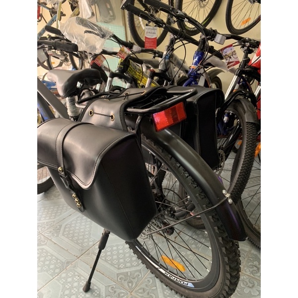 Túi da treo baga sau xe đạp, xe máy hàng da cao cấp thiết kế độc quyền tại Tú Anh Bike