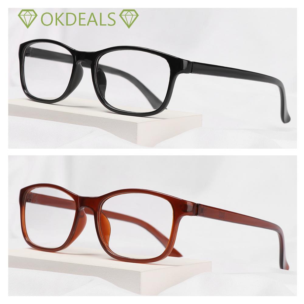 💎OKDEALS💎 Women Reading Glasses Elderly Accessories Vision Care Presbyopia Eyewear +1.00~+4.0 Diopter Ultra Light Resin Lightweight Men Eyeglasses/Multicolor