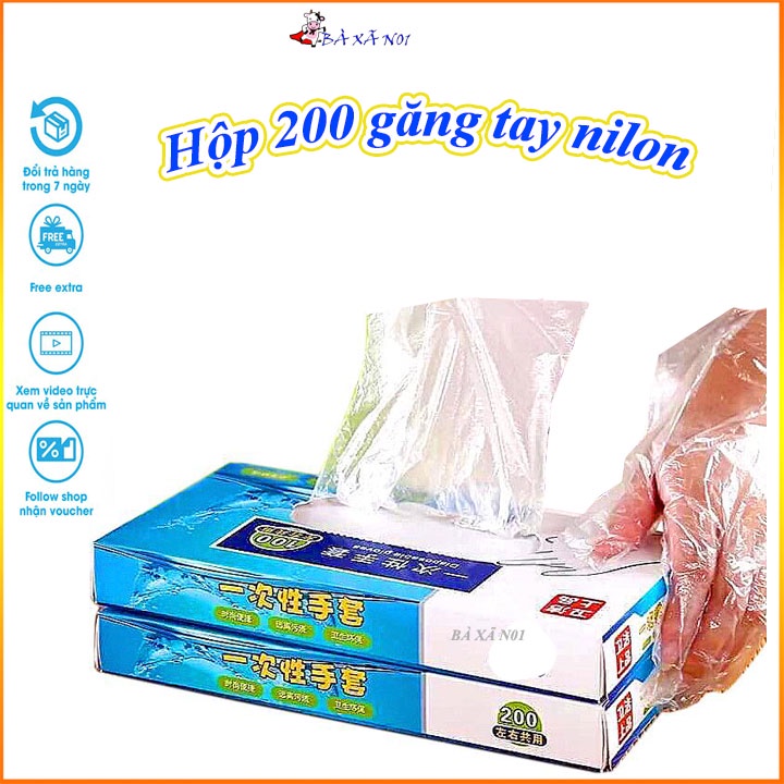 Hộp 200 Găng Tay Nilong Thần Thánh