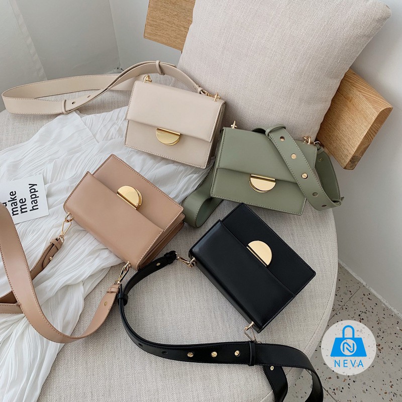 Túi thời trang nữ giá rẻ 🍒 FREE SHIP 🍒 Túi Nữ Đeo Chéo Da Cao Cấp NEVA107