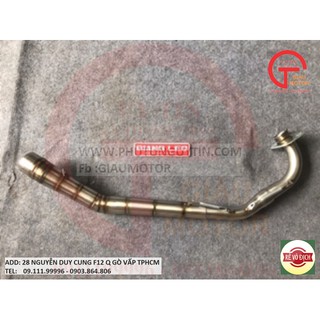 [SHOP TN] GL- Cổ pô indo 2 khúc nhập  gắn cho xe Exciter 135 và Exciter 150 như zin