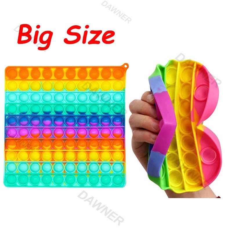 Đồ chơi nhấn bong bóng khí giải tỏa căng thẳng kích thước 7.8inch vui nhộn