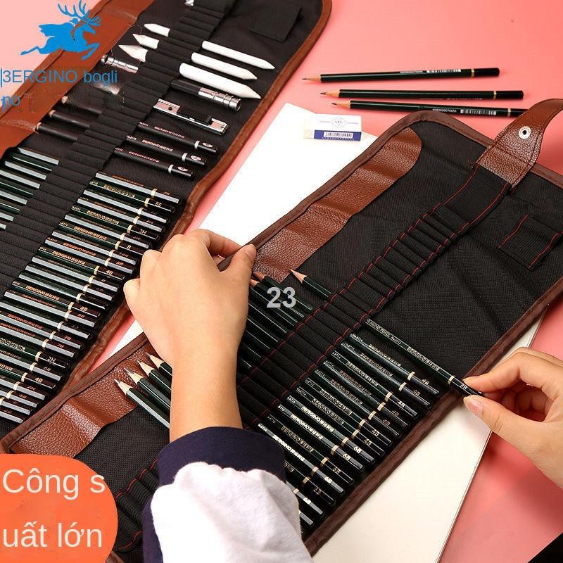 DLàm bằng tay vải cuộn rèm bút màu đặc biệt túi chì cho bé trai và gái 36/48/72 lỗ công suất lớn bản vẽ phác thảo