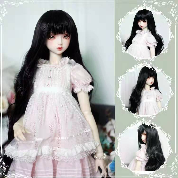 Tóc Giả 60cm Yeloli 3 Điểm BJD / sd Chịu Nhiệt Cao 60cm Cho Búp Bê Barbie cm 8.1