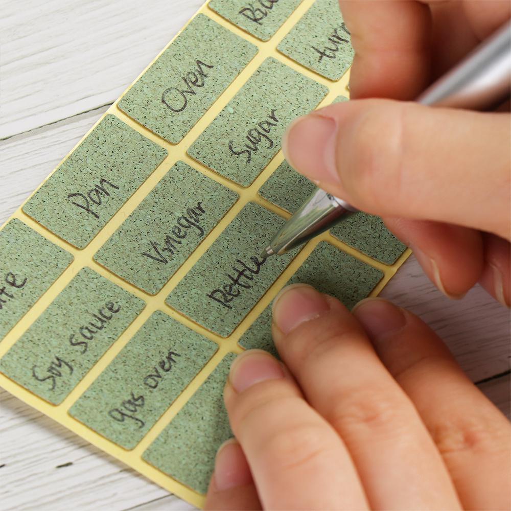 Bộ 64 Nhãn Dán Trang Trí Sổ Tay Bằng Gỗ Nhiều Màu|Nhãn Dán Phân Loại Đồ Dùng Tiện Dụng