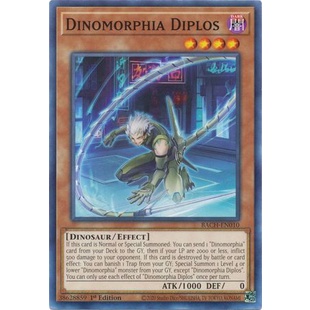Thẻ bài Yugioh - TCG - Dinomorphia Diplos / BACH-EN010'