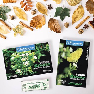 {Mua 3 tặng 2} COMBO 3 hộp Đường ăn kiêng Cỏ Ngọt Stevia Trường Thọ TẶNG 2 GÓI DETOX HOA QUẢ GIẢM BÉO