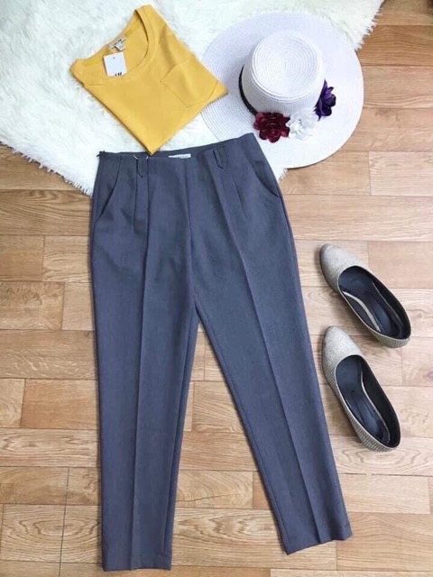 Quần tây cotton lạnh 9 tất dây kéo hông từ 45kg đển 75kg