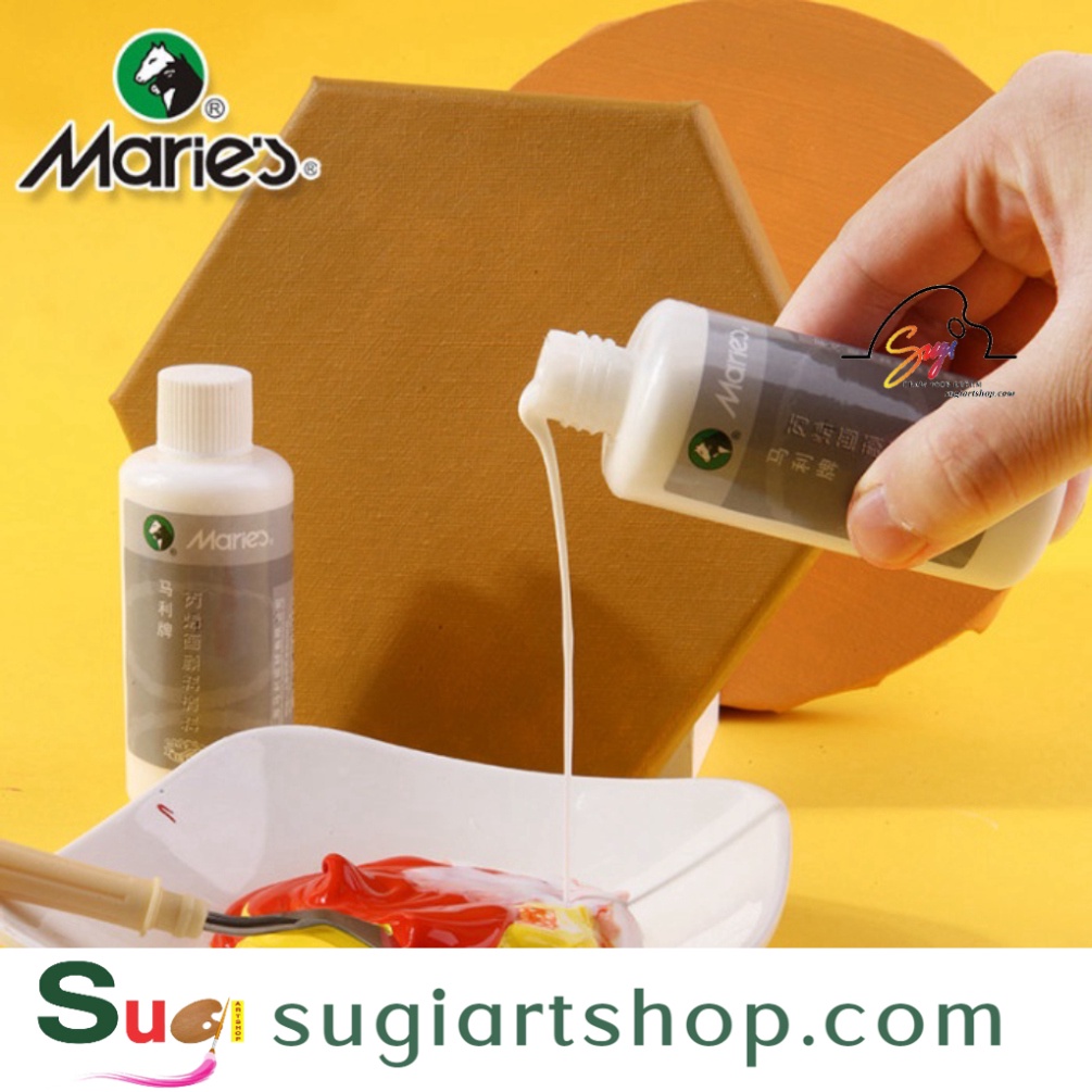 Dung môi pha màu acrylic Maries 100ml/ Medium acrylic Maries 100ml