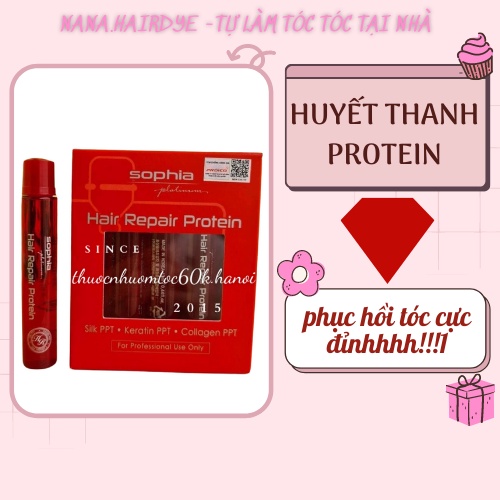 Huyết thanh siêu phục hồi tóc nát HAIR REPAIR PROTEIN ống nhỏ 13ml