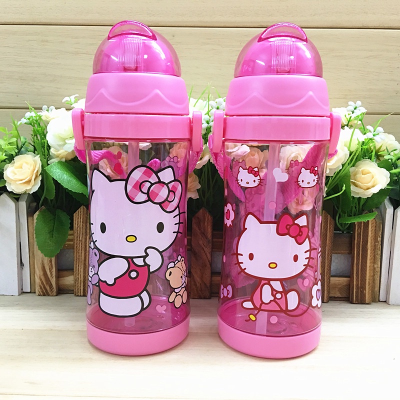 Bình nước học sinh họa tiết ngẫu nhiên ( bé gái )