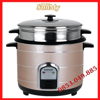 Nồi cơm điện sunhouse vung rời shd8105 1.2l, shd8125 1.8l, shd8135 2.2l