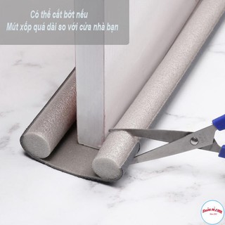 Thanh Nẹp Xốp Chặn Khe Cửa Vỏ Bọc Vải Chống Thấm Nước 00813