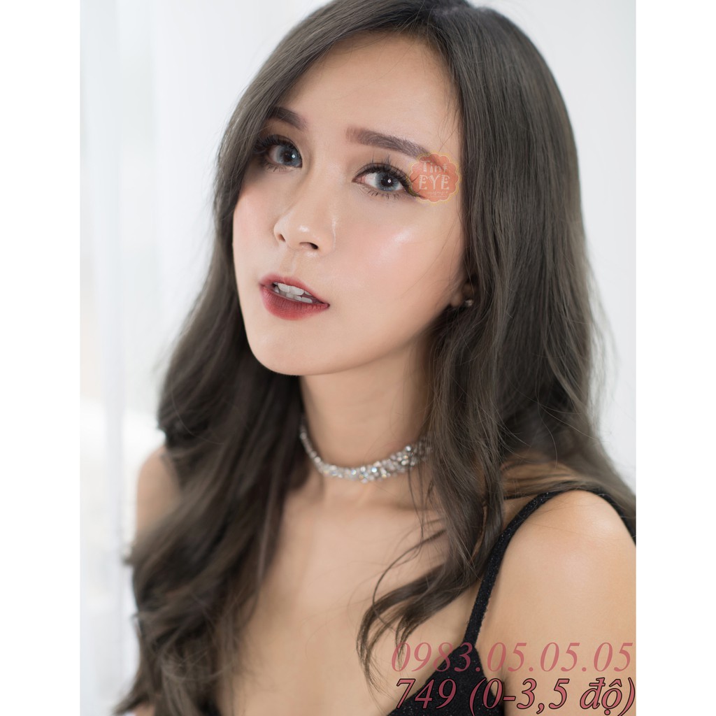 [Tặng Combo 175k] Kính Áp Tròng Tinteye Lens TJ-749 Xám Khói