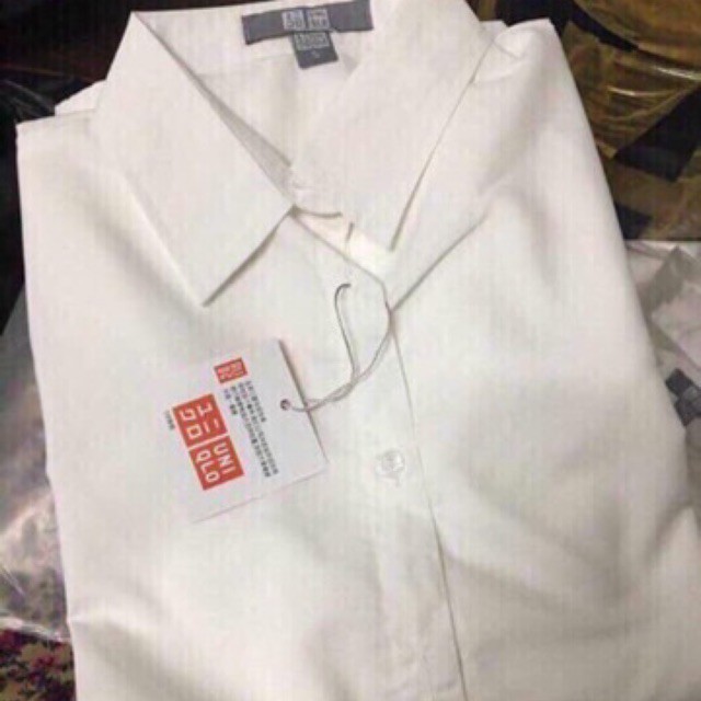 ÁO SƠ MI TRẮNG CỔ ĐỨC UNI ( SƠ MI NỮ CÔNG SỞ ) | BigBuy360 - bigbuy360.vn