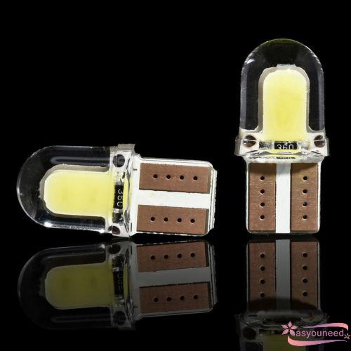 Set 10 đèn LED T10 192 194 168 W5W COB 8SMD bằng Silica siêu sáng dành cho ô tô